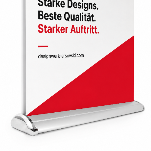System vom doppelseitigen Roll Up