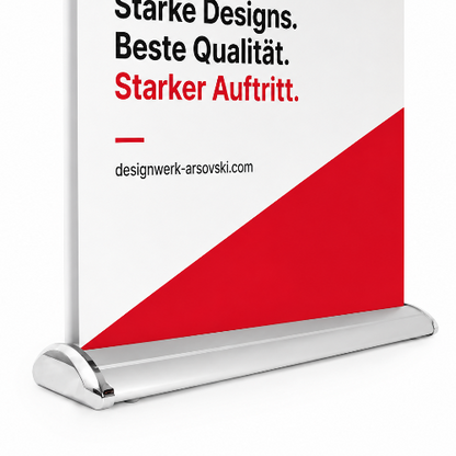 System vom doppelseitigen Roll Up