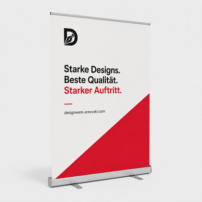Roll-Up Banner XXL – Große Werbefläche für Messen, Events & Ausstellungen
